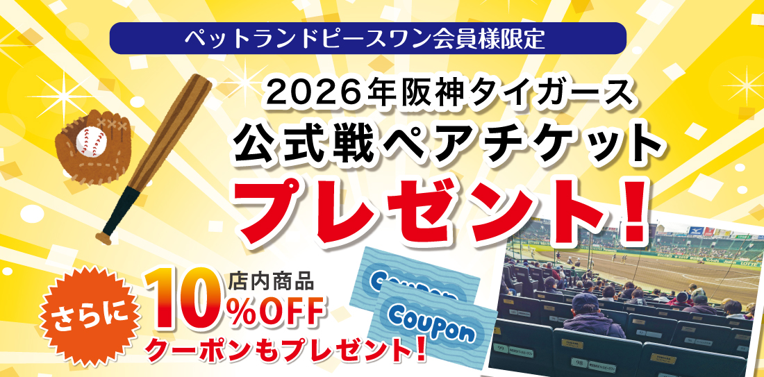 阪神タイガース野球観戦チケット抽選会!